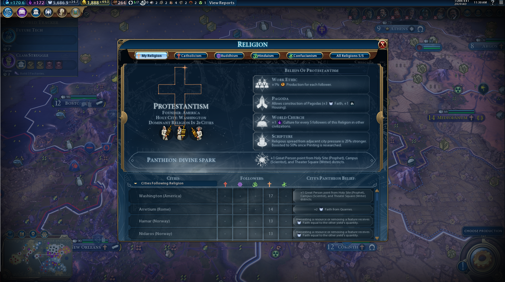 Civilization 6 Religion and Faith explained how to earn Faith, found